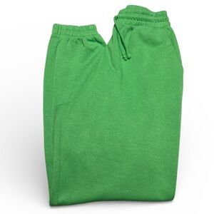 Zara Kelly Green Sweat Pants W/ Pockets & Drawstring  NEW!